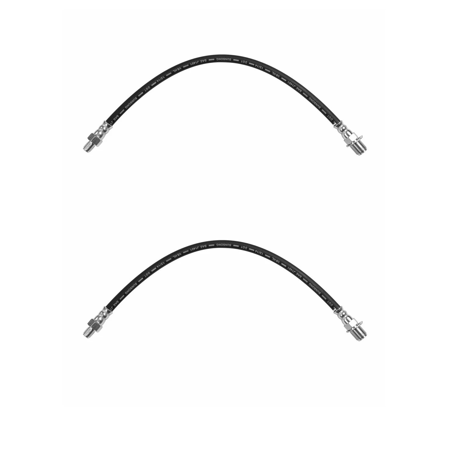 Set of 2 Front Brake Hydraulic Hoses for Avanti Cruiser Lark (100-22)