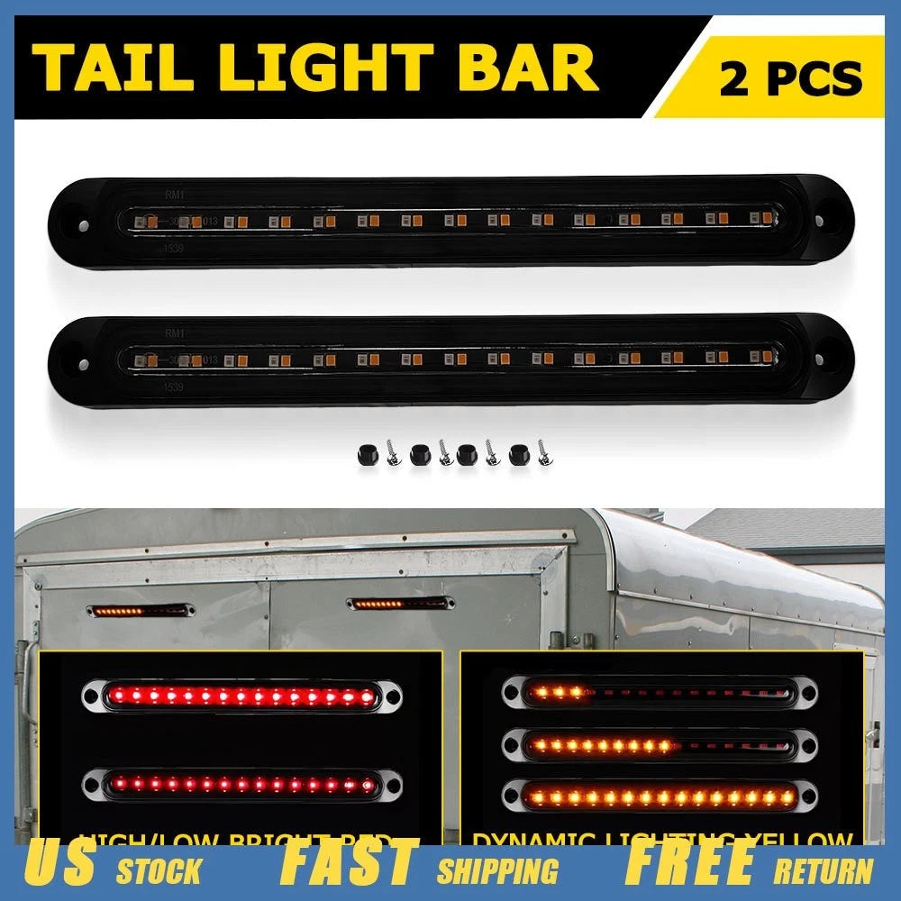 2X LED Light Bar for Trailer Truck (12V-24V)