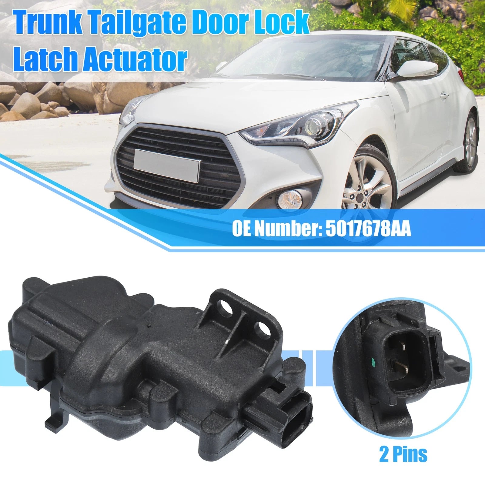 Tailgate Trunk Latch Lock Actuator No.5017678AA for Dodge Grand Caravan (2001–2007)