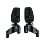 Black Passenger Footpegs for Harley Sportster 883 1200 (2004–2013)
