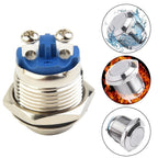 Button Switch 12V 16mm for Universal Applications (3~220V)