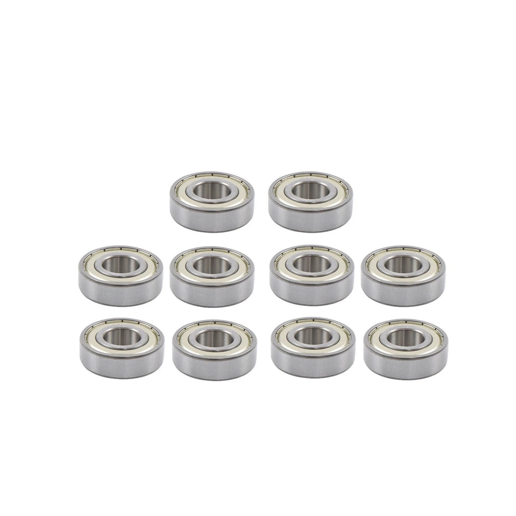 Pack of 10 Ball Bearing 6203-ZZ C3 EMQ 17x40x12mm Double Rubber Seals