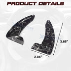 Black Forged Paddle Shifter Extension for Dodge Charger Challenger 300 (2011-2019)