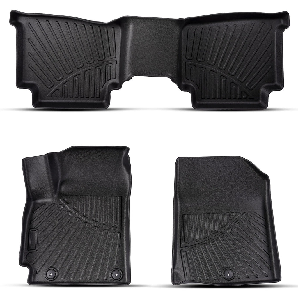 Set of 3 Rubber TPE Floor Mats for Kia Seltos (2021–2025)