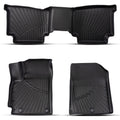Set of 3 Rubber TPE Floor Mats for Kia Seltos (2021–2025)