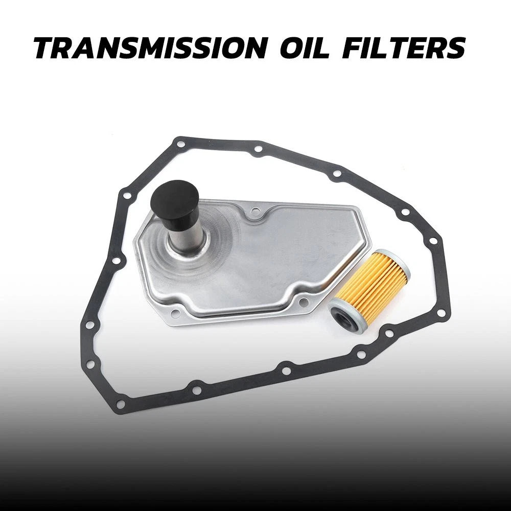 3X Transmission Oil Filters with Pan Gasket for Nissan Sentra Versa Rogue (2012–2019)