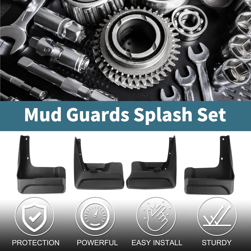 Set of 4 Mud Flaps Splash Guards for Toyota Sienna (2018–2021)