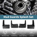 Set of 4 Mud Flaps Splash Guards for Toyota Sienna (2018–2021)