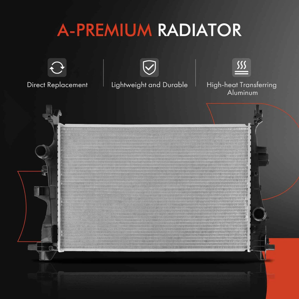 Aluminum Radiator for Jeep Renegade (2015–2018) Fiat 500X (2016–2018)