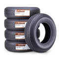 Set of 5 Trailer Tires ST205/75R14 10-Ply E 109N Steel Belted Radial