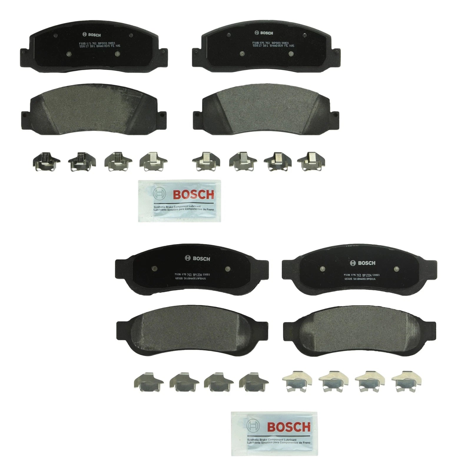 Bosch QuietCast Disc Brake Pads for Ford F-250 Super Duty (2005–2023)