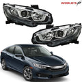 Halogen Headlight with LED DRL for Honda Civic (2016–2020)