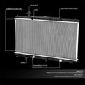 Radiator Assembly for Honda CR-V (2007–2009) DPI 2954 Aluminum Core