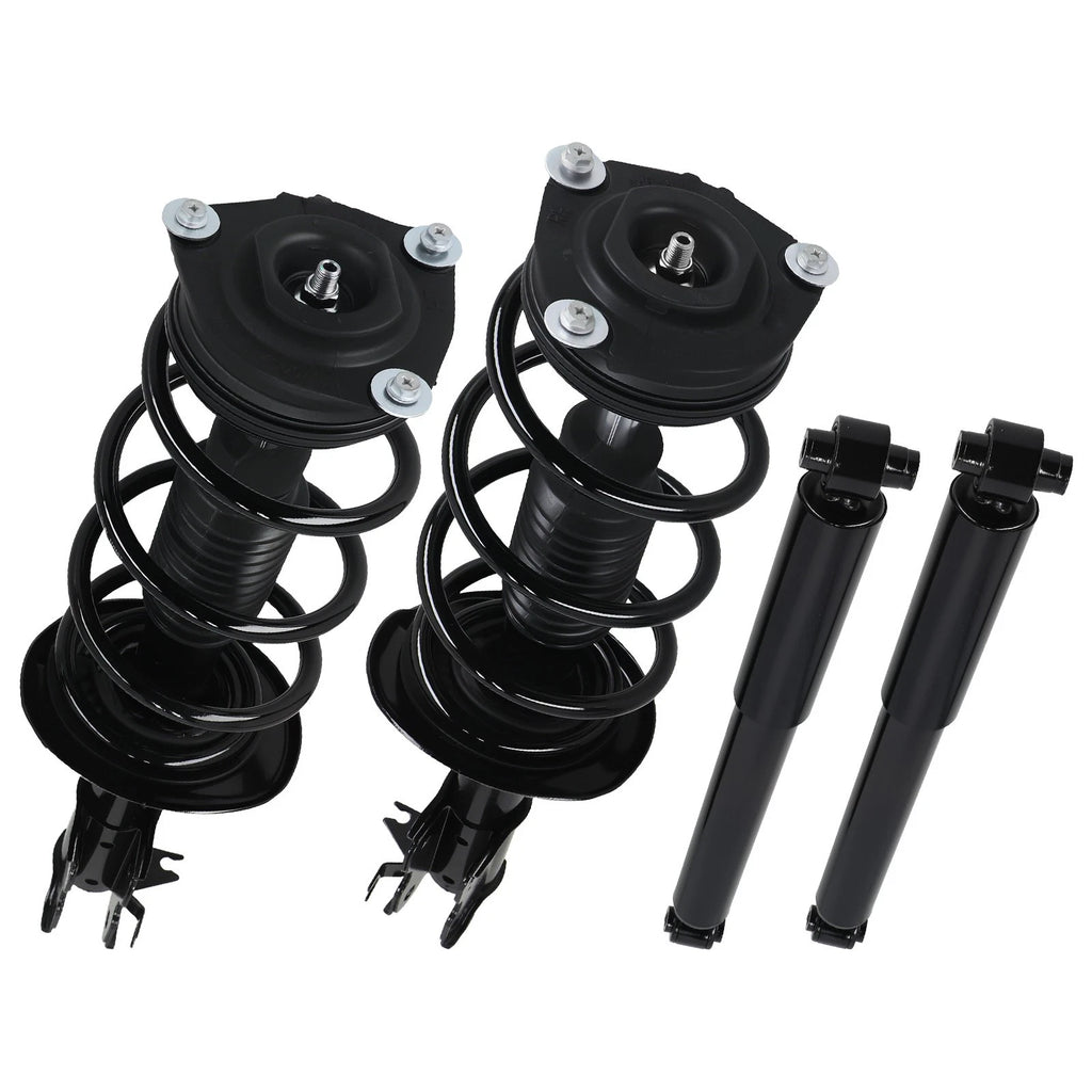Set of 4 Front Rear Shocks Struts & Springs Assembly for Nissan Rogue (2012–2013)