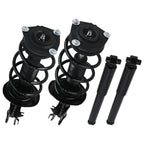 Set of 4 Front Rear Shocks Struts & Springs Assembly for Nissan Rogue (2012–2013)