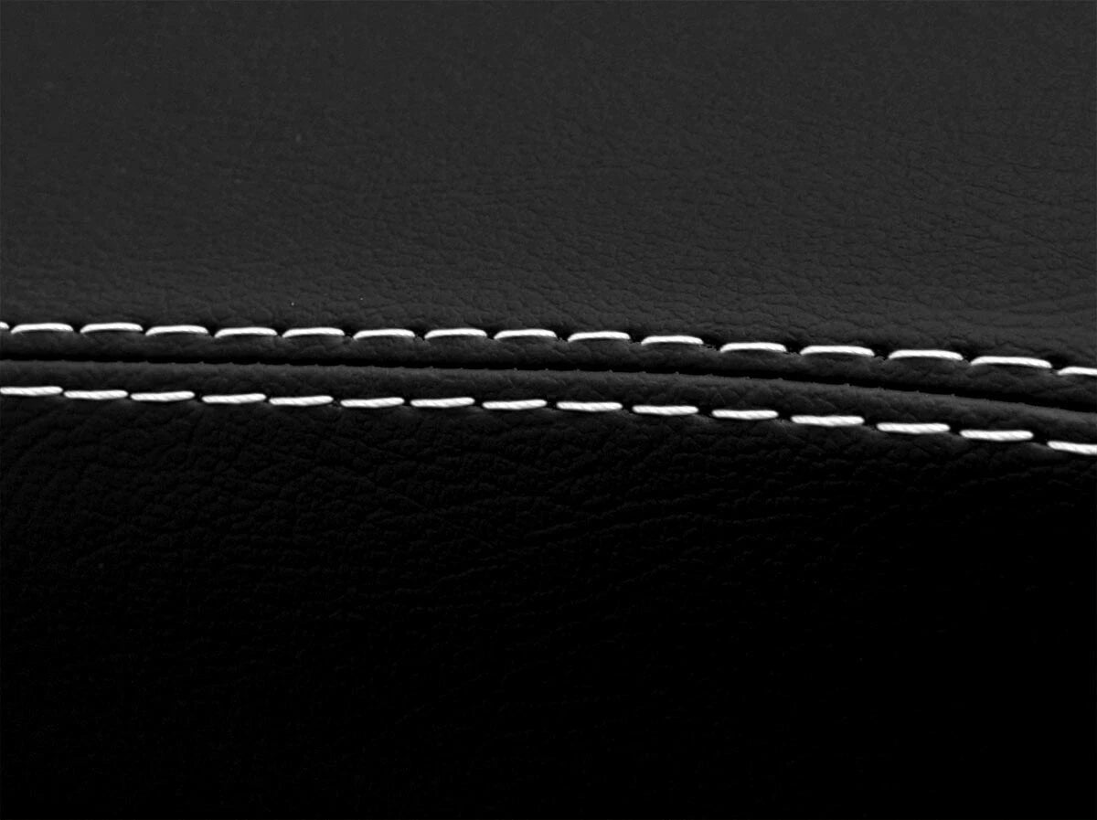 Leather Manual & Brake Boot Cover for VW Jetta Golf MK3 (1991–1998) White Stitch