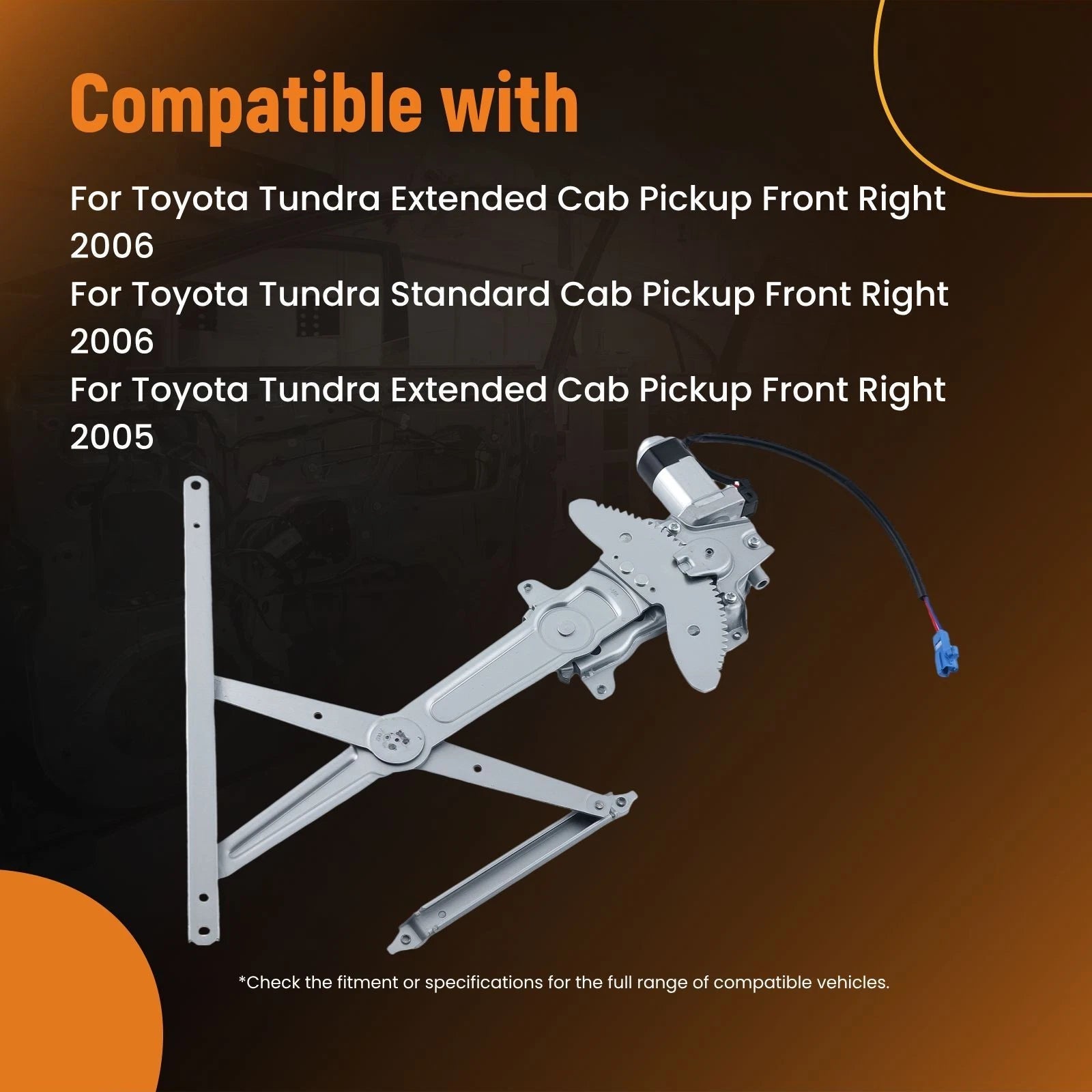 Electric Window Regulator for Toyota Tundra (2000–2006) 748503