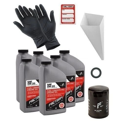 5W-20 Oil Change Kit for Ford Edge Explorer Flex (Fits 6qt)