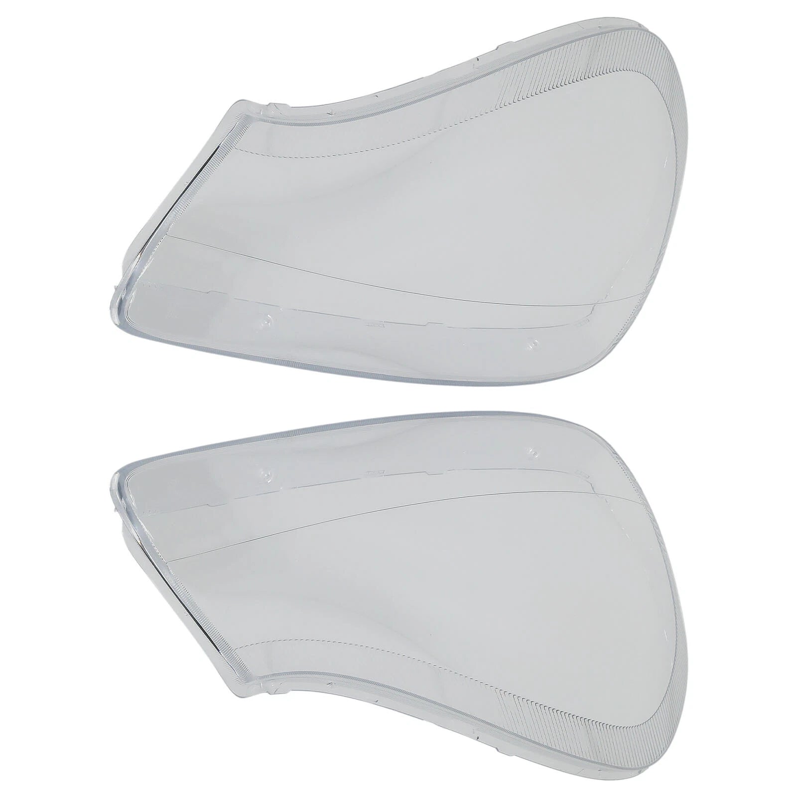Headlight Lens Cover for Porsche Cayenne 957 2007-2010 Front Left & Right Clear