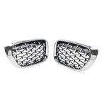 1 Pair Front Bumper Kidney Grille for BMW X3 F25 X4 F26 (2014–2017)