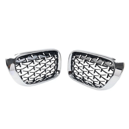 1 Pair Front Bumper Kidney Grille for BMW X3 F25 X4 F26 (2014–2017)