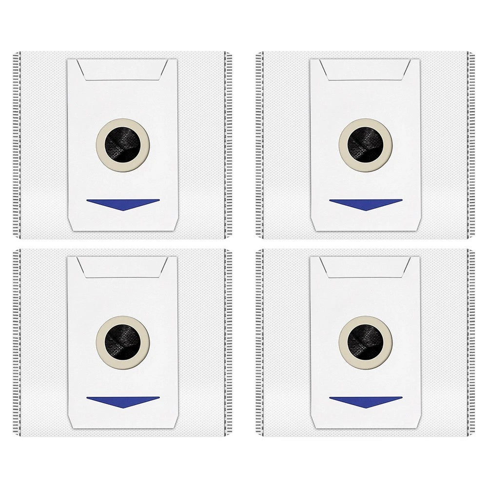 Set of 4 Dust Bags for Ecovacs T30Pro T30MAX with Side Brush Filter
