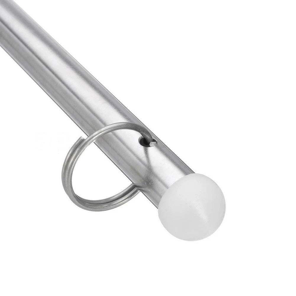 Stainless Steel Flagpole Rail Mount for Marine Yacht (15")