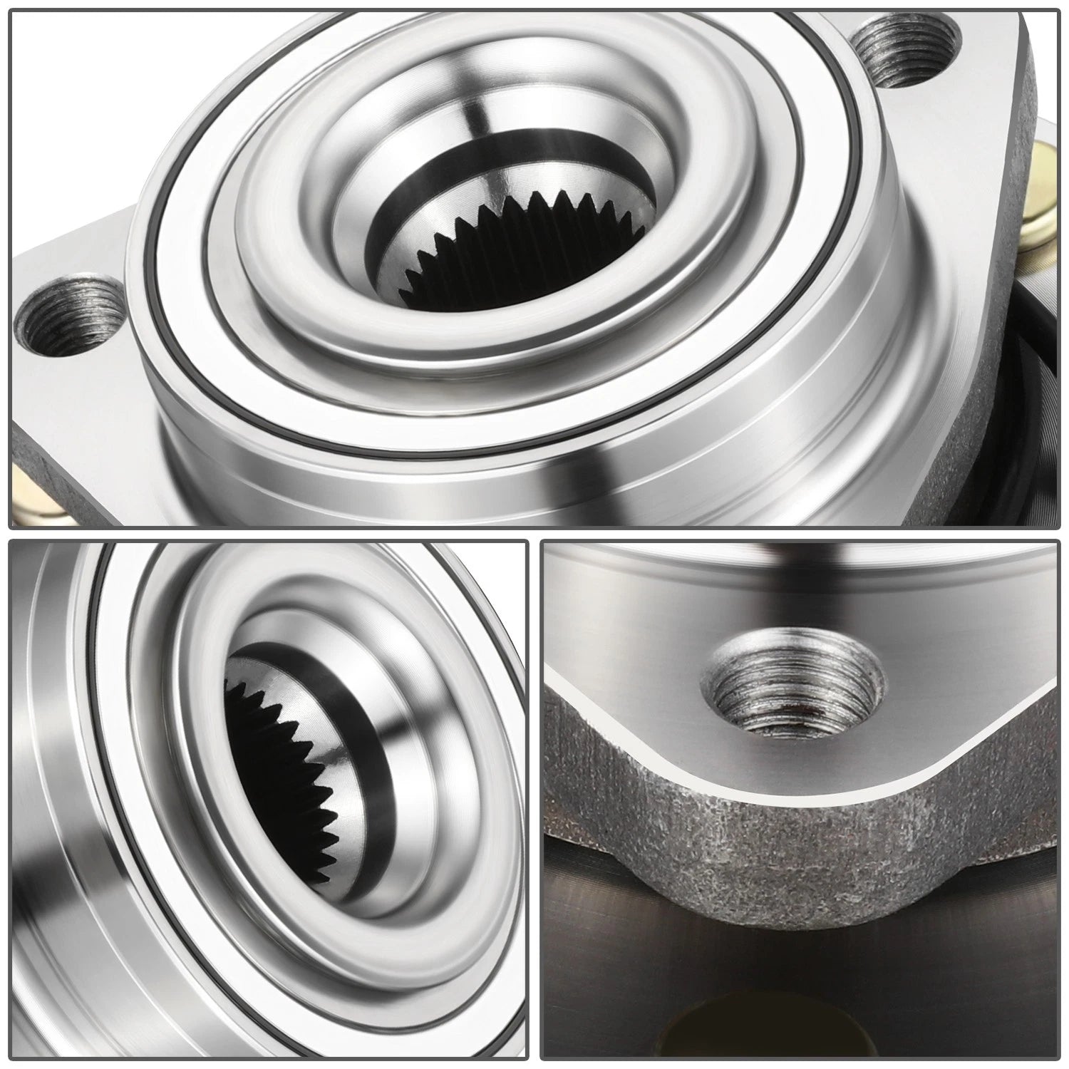 Front Wheel Bearing & Hub Assembly w/ ABS for Nissan Armada QX56 Pathfinder Titan (2004–2007)