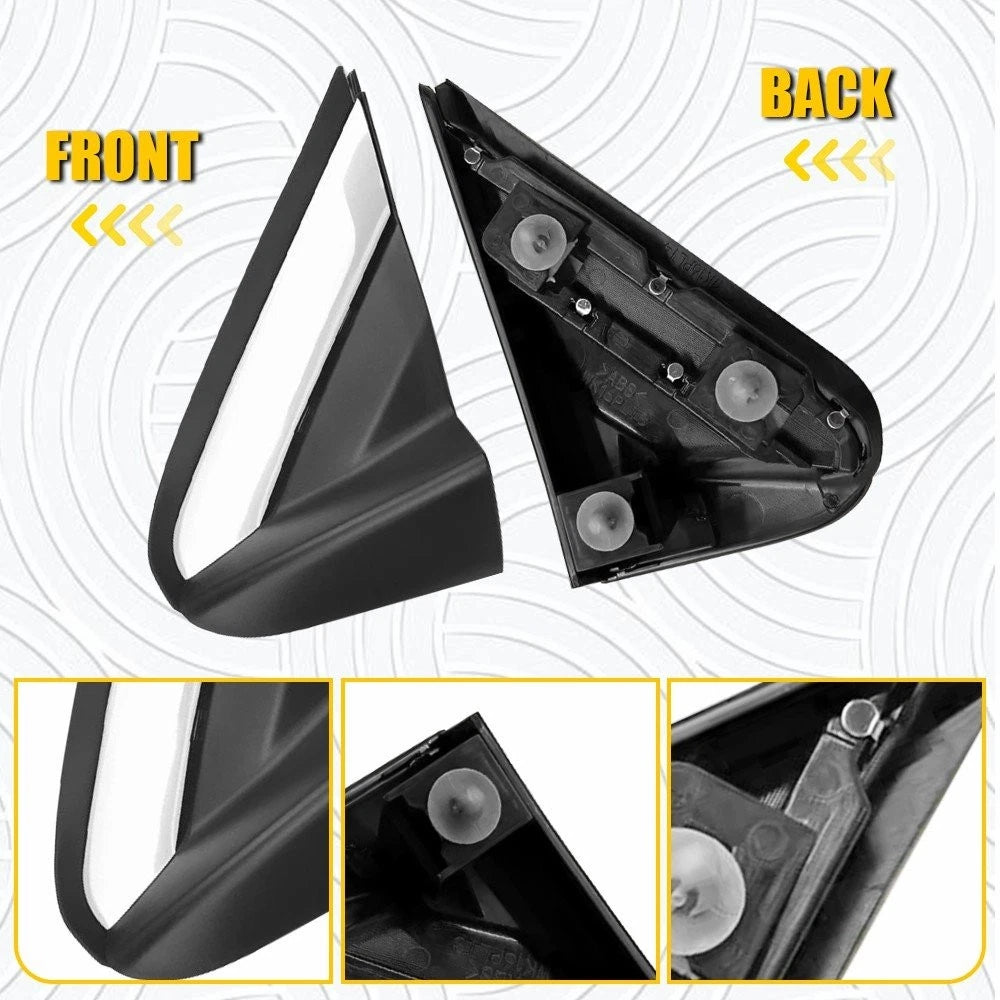 Left Side Mirror Corner Triangle Cover Trim for Honda Pilot (2016–2022)