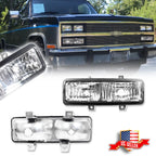 2X Clear Corner Marker Signal Lights for Chevy GMC Van Jimmy 