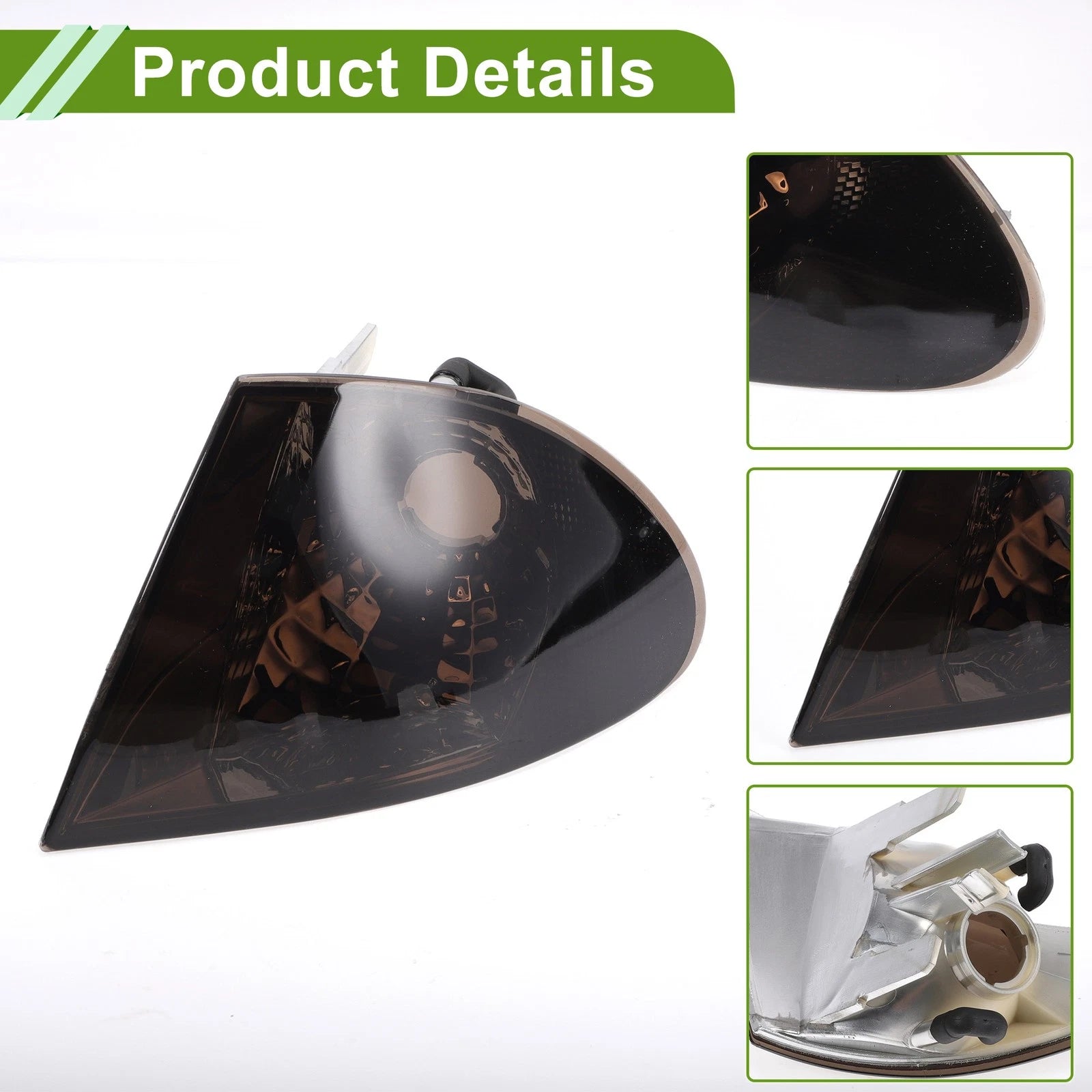 1Pc Left Corner Signal Light Cover for BMW 3 Series (1999–2001) No. 63136902765