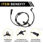 ABS Wheel Speed Sensor for Dodge Ram 2500 (2010-2018) 1 x Front Left/Right