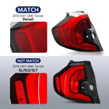 Outer Driver Tail Light LH for GMC Terrain Denali (2018–2021)
