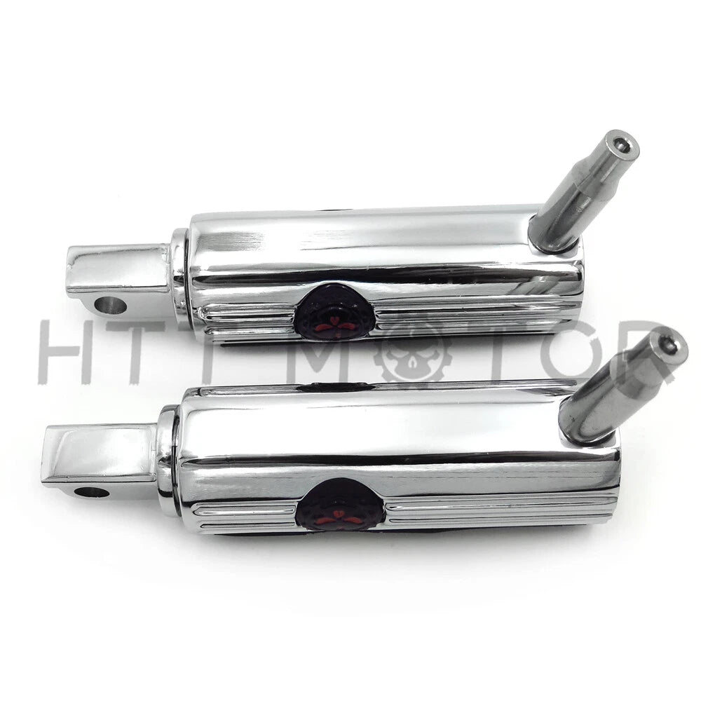 Defiance Chrome Footpegs for Victory Jackpot & Judge (Front/Rear)