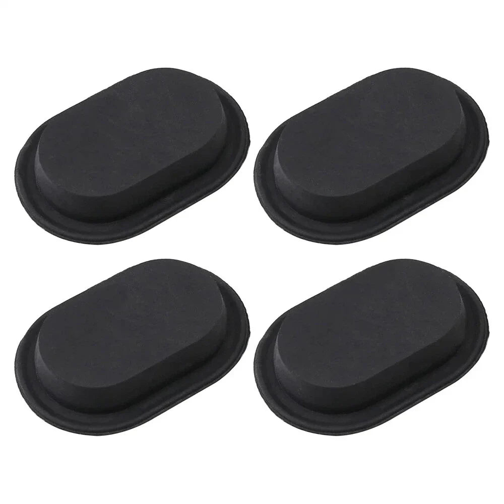 4 Pcs Floor Pan Drain Plugs for Jeep Gladiator (2020-2023) Black Rubber