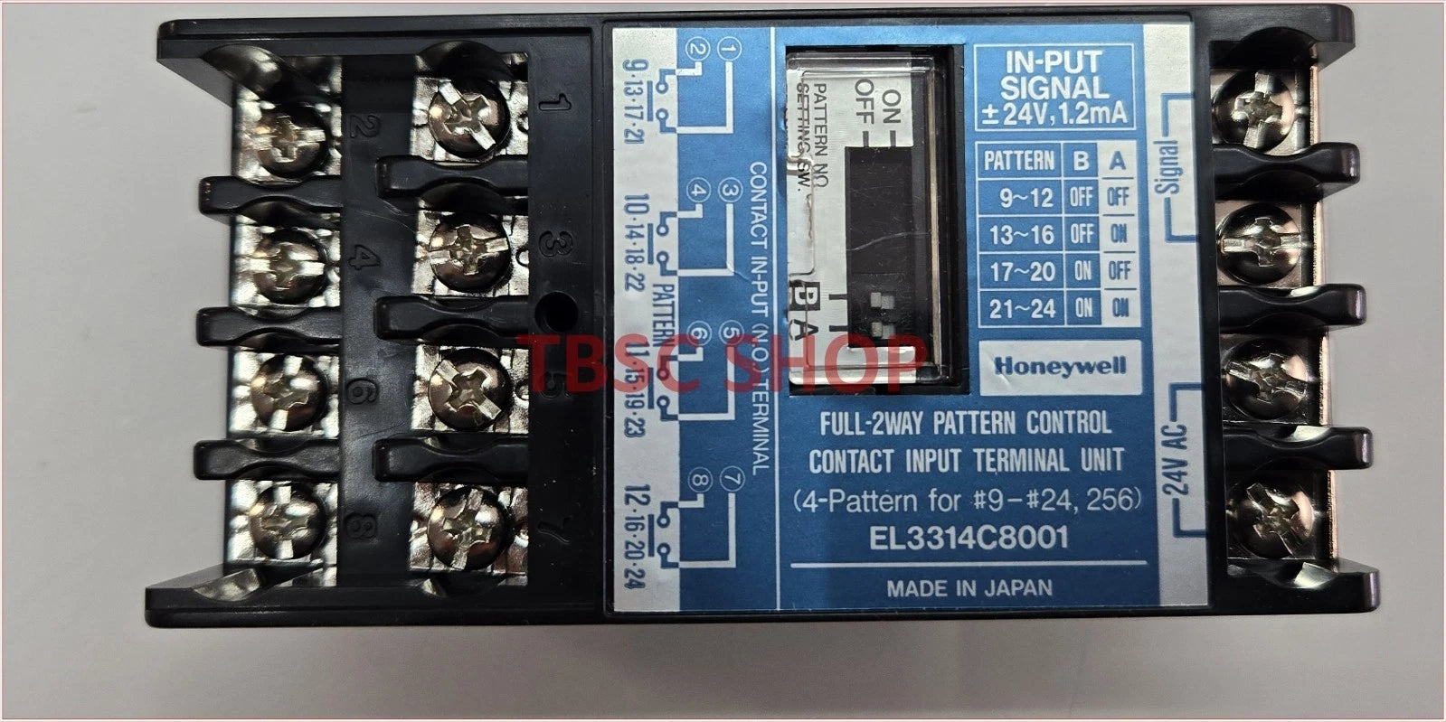Honeywell EL3314C8001 Control Contact for