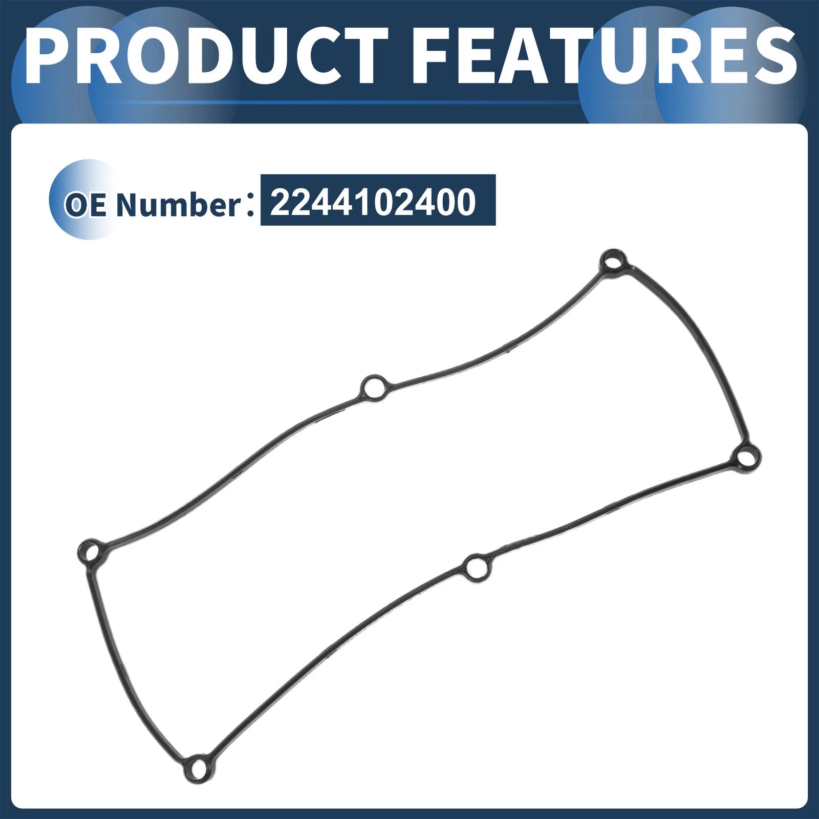 Valve Cover Gasket No. 2244102400 for Hyundai Atos (1997–2008), i10 (2008–2013)