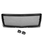 Matte Black Diamond Mesh Front Hood Bumper Grille for Chevy Silverado 1500 (2014–2015)