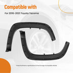 2pc Front Fender Molding Set for Toyota Tacoma (2016–2021) 7587104060 TO1291109