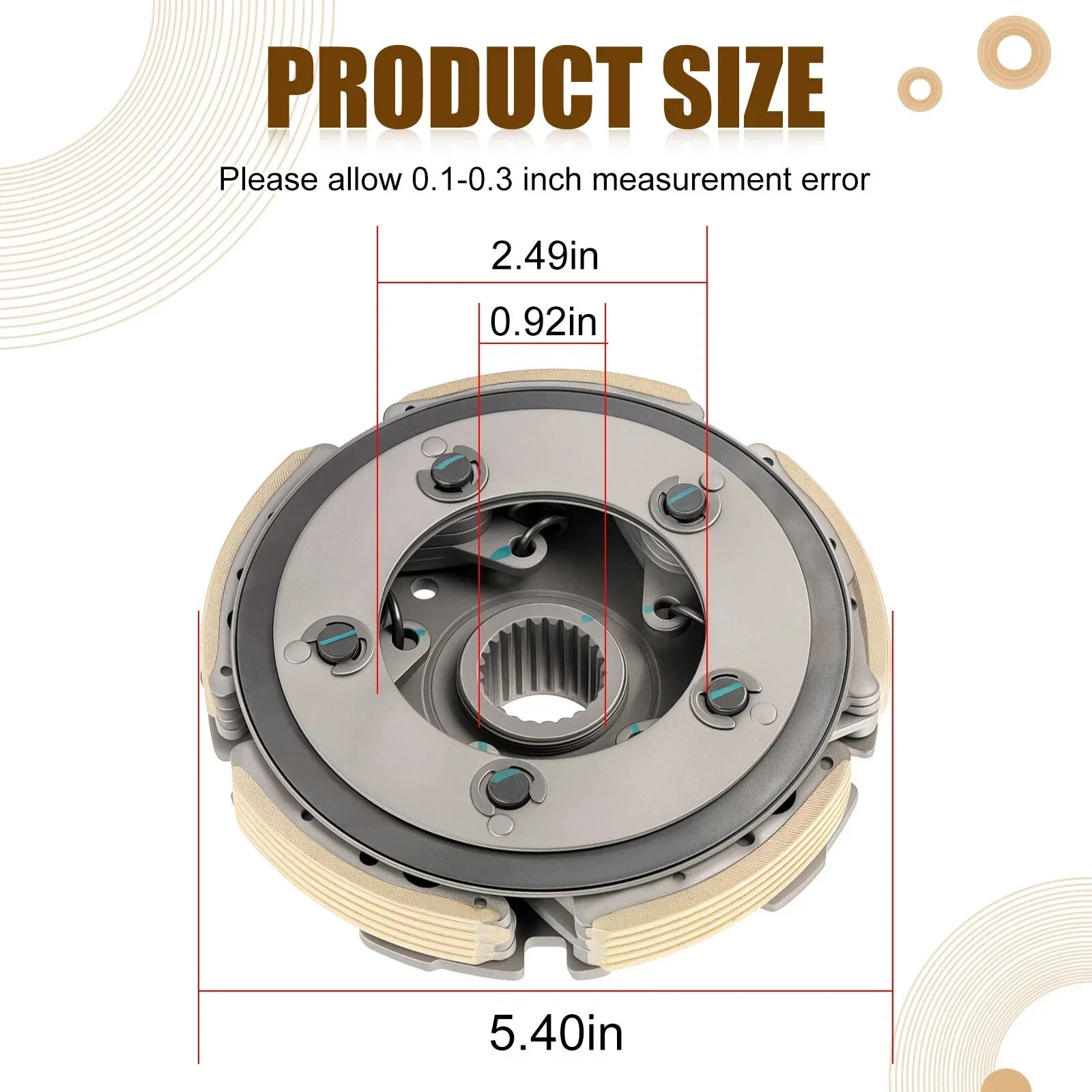 Wet Clutch Centrifugal Carrier for Honda TRX300 (1988–2000)