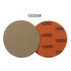 10PCS 3 Inch Silicon Carbide Sanding Discs Wet/Dry 240-10000#