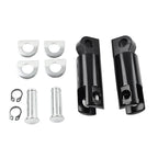 Pair Male Mount Foot Peg Extensions for Harley Sportster Softail Dyna Touring