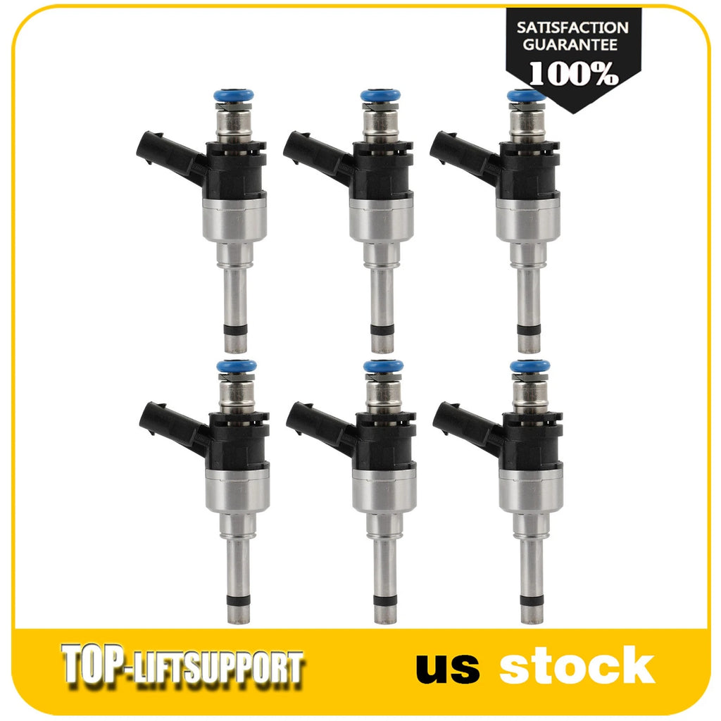 Set of 6 Fuel Injectors for Hyundai Palisade, Kia Telluride, Sedona, Sorento