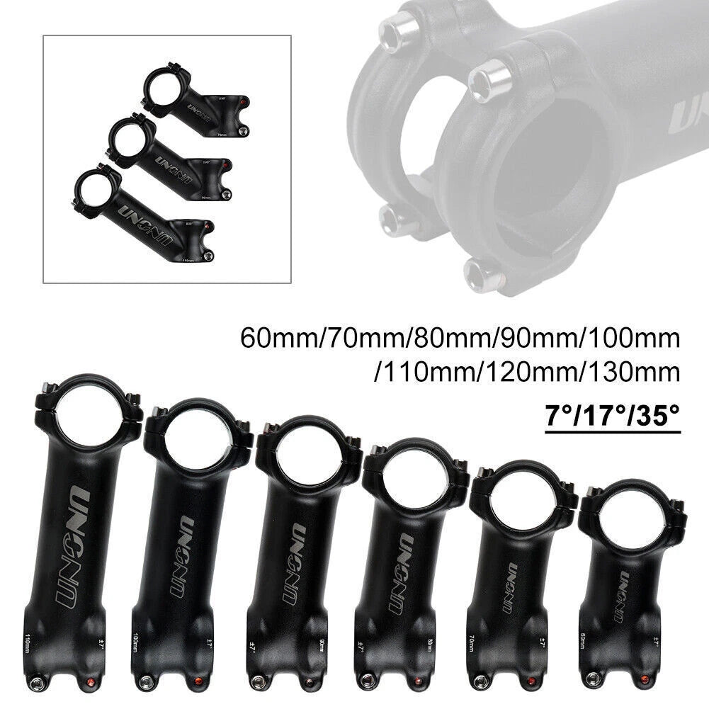 Universal Aluminum Handlebar Stem 31.8mm 60-130mm for MTB Road Bike (7/17/35°)