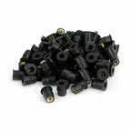 Set of 100 Rubber Well Nuts for Windscreen & Fairing 10-32 M5 3/8"