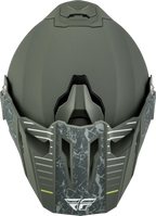 Fly Racing Trekker Full-Face Helmet for Adults Medium (Sage/Grey)