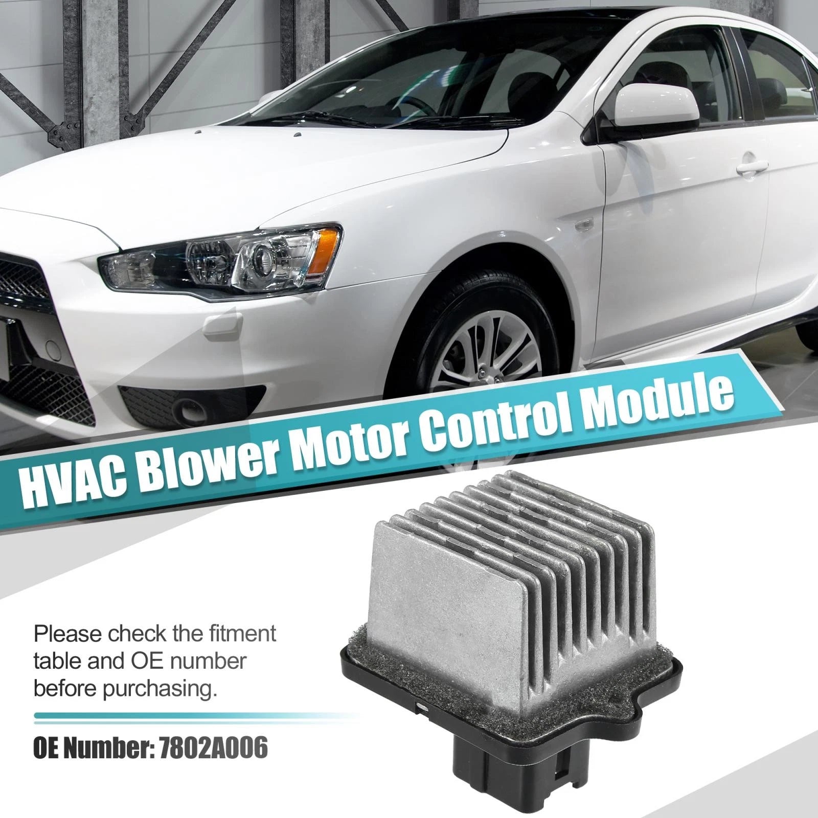 HVAC Blower Motor Module Resistor 7802A006 for Mitsubishi Lancer Outlander (2003–2015)