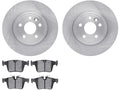 Rear Brake Pad and Rotor Kit for Jaguar E-Pace (2018–2020) QH985VM
