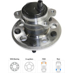 Wheel Hubs for Toyota Camry (2012–2017) Rear Left & Right with Bearing