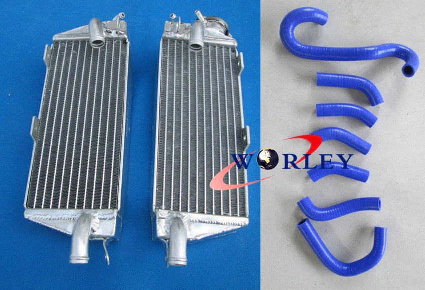 Radiator & Black Hose for HUSQVARNA HUSKY AE/CR/WR/XC 400/430/500 (1984-1987)